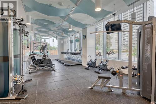 500 Brock Avenue Unit# 808, Burlington, ON - Indoor Photo Showing Gym Room