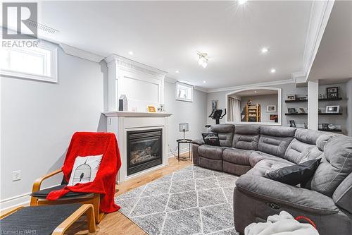 3361 Palmer Drive, Burlington, ON - Indoor Photo Showing Living Room With Fireplace