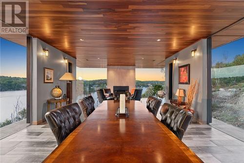 1293 Dew Drop Road, Sudbury, ON - Indoor Photo Showing Dining Room