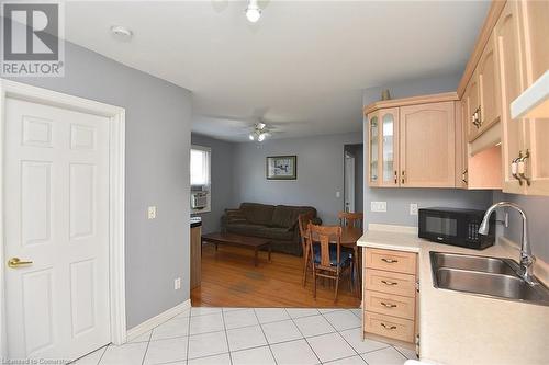 29 Sherman Avenue S Unit# 6, Hamilton, ON - Indoor Photo Showing Kitchen With Double Sink