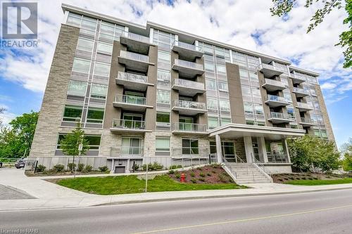 479 Charlton Avenue E Unit# 509, Hamilton, ON - Outdoor With Balcony With Facade