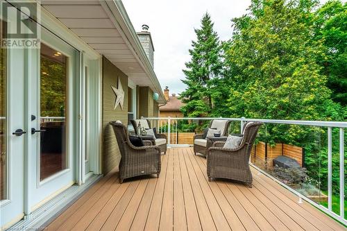 898 Partridge Drive, Burlington, ON - Outdoor With Deck Patio Veranda With Exterior