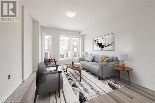 VIRTUALLY STAGED - 13A Bingham Road, Hamilton, ON - Indoor Photo Showing Living Room