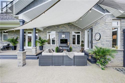 14 Harper Boulevard, Brantford, ON - Outdoor With Deck Patio Veranda With Facade