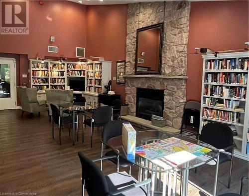 library room - 244 Silverbirch Boulevard, Mount Hope, ON - Indoor With Fireplace