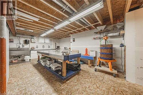 1214 #8 Highway, Stoney Creek, ON - Indoor Photo Showing Basement