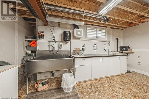 1214 #8 Highway, Stoney Creek, ON - Indoor Photo Showing Basement