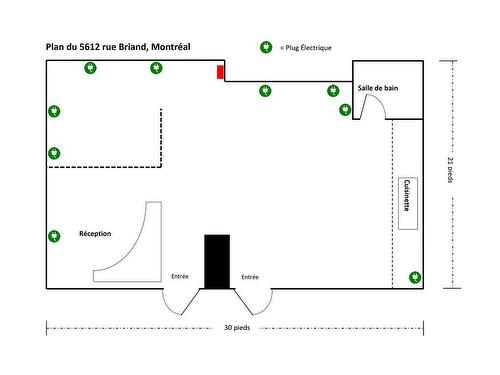 Plan (croquis) - 5612 Rue Briand, Montréal (Le Sud-Ouest), QC - Other