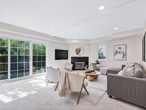 187 Hollywood Ave, Toronto, ON - Indoor Photo Showing Living Room With Fireplace