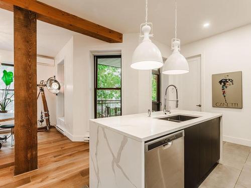 Cuisine - 3602 Av. Laval, Montréal (Le Plateau-Mont-Royal), QC - Indoor Photo Showing Kitchen With Double Sink