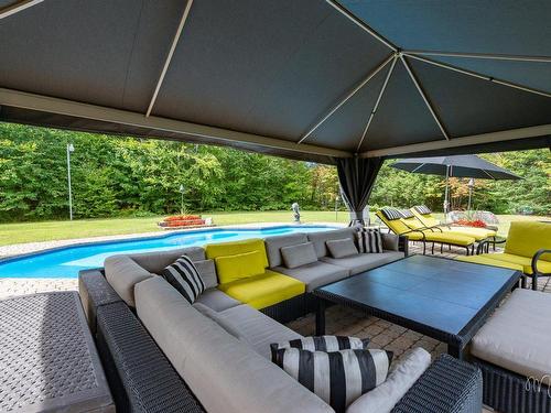 Terrasse - 4855 Ch. Du Lac-Théodore, Morin-Heights, QC - Outdoor With In Ground Pool With Deck Patio Veranda