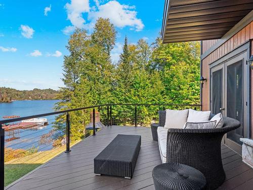 Terrasse - 4855 Ch. Du Lac-Théodore, Morin-Heights, QC - Outdoor With Body Of Water With Deck Patio Veranda With Exterior