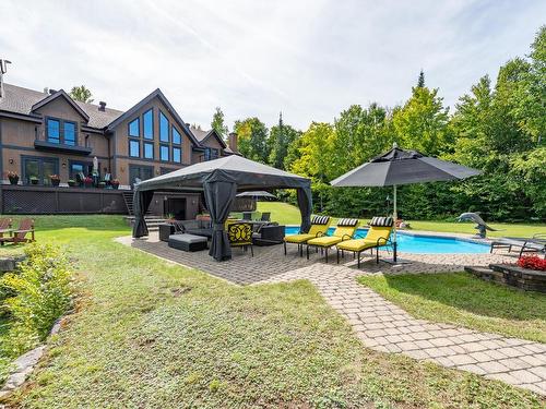 Vue d'ensemble - 4855 Ch. Du Lac-Théodore, Morin-Heights, QC - Outdoor With In Ground Pool With Deck Patio Veranda