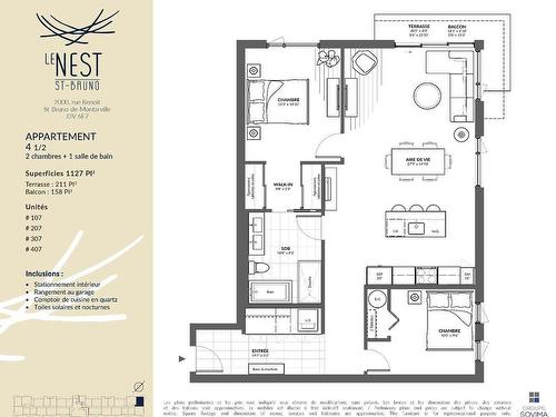 Drawing (sketch) - 107-2000 Rue Benoit, Saint-Bruno-De-Montarville, QC - Other