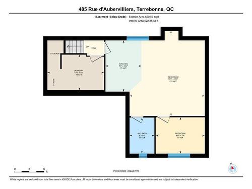 Plan (croquis) - 485 Rue D'Aubervilliers, Terrebonne (Terrebonne), QC - Other