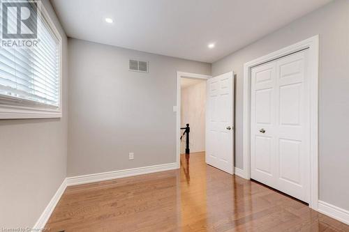 Bedroom 3 w/hardwood & LED Potlights - 2182 Maplewood Drive, Burlington, ON - Indoor Photo Showing Other Room