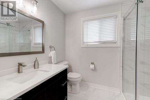 Luxurious Ensuite w/walk-in shower; 2022 - 2182 Maplewood Drive, Burlington, ON - Indoor Photo Showing Bathroom