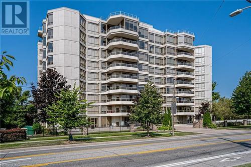 1770 Main Street W Unit# 704, Hamilton, ON - Outdoor With Balcony With Facade