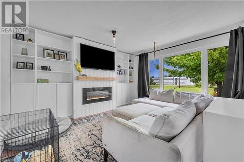 12750 Mittlestaedt Road, Wainfleet, ON - Indoor Photo Showing Living Room With Fireplace