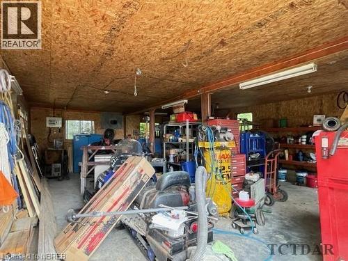 452 Highway 65, Elk Lake, ON - Indoor Photo Showing Garage