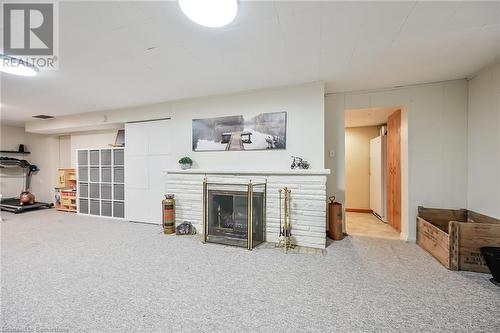 166 Rifle Range Road, Hamilton, ON - Indoor With Fireplace