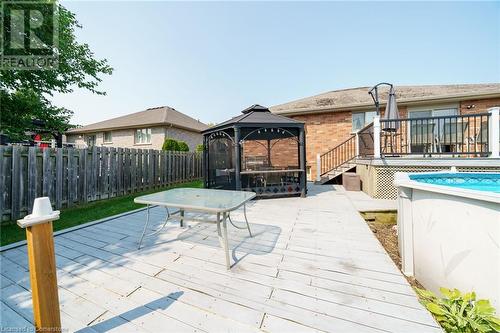 60 Anderson Avenue, Simcoe, ON - Outdoor With Above Ground Pool With Deck Patio Veranda