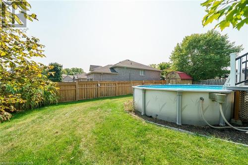 60 Anderson Avenue, Simcoe, ON - Outdoor With Above Ground Pool With Backyard