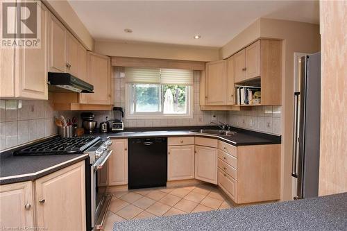 43 Valleyview Drive, Hamilton, ON - Indoor Photo Showing Kitchen With Double Sink