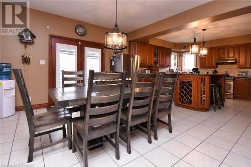 85 Unity Side Road, Caledonia, ON - Indoor Photo Showing Dining Room