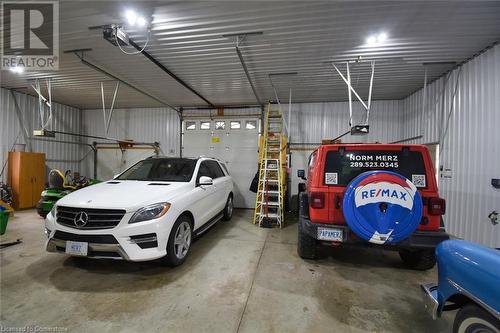 85 Unity Side Road, Caledonia, ON - Indoor Photo Showing Garage