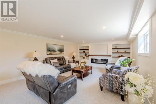 53 Woodland Drive, Portugal Cove-St. Phillips, NL - Indoor Photo Showing Living Room With Fireplace