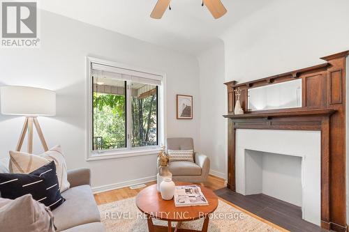 707 Gladstone Avenue, Toronto (Dovercourt-Wallace Emerson-Junction), ON - Indoor Photo Showing Living Room With Fireplace