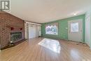 97 Edelweiss Crescent, Moose Jaw, SK  - Indoor Photo Showing Living Room With Fireplace 