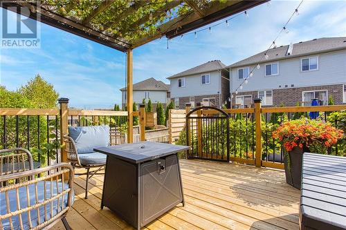 94 Benziger Lane, Stoney Creek, ON - Outdoor With Deck Patio Veranda With Exterior