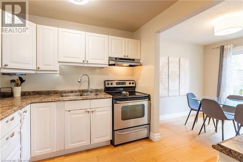 657 Francis Road Unit# 3, Burlington, ON - Indoor Photo Showing Kitchen With Double Sink