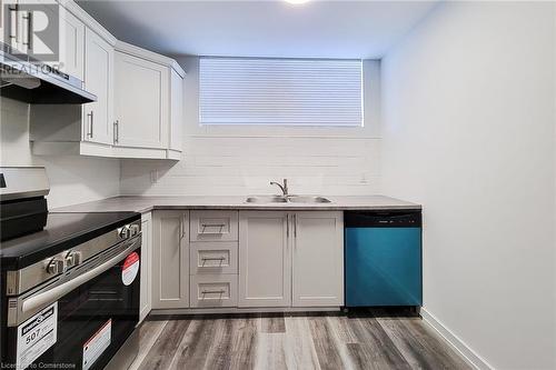 278 Crowland Avenue, Welland, ON - Indoor Photo Showing Kitchen With Double Sink