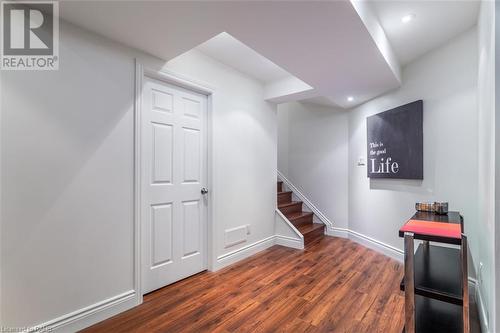 Finished lower level with High Ceilings, Pot lights - 1245 Hammond Street, Burlington, ON - Indoor Photo Showing Other Room