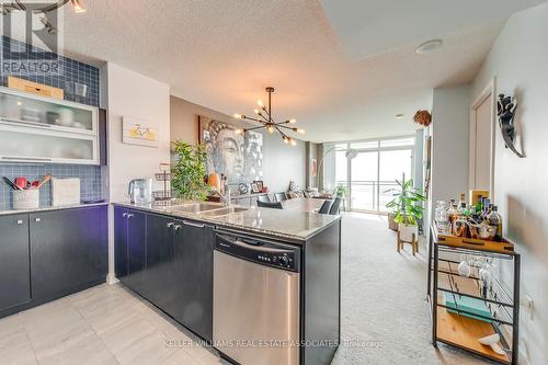 4512 - 11 Brunel Court, Toronto (Waterfront Communities), ON - Indoor Photo Showing Kitchen With Double Sink