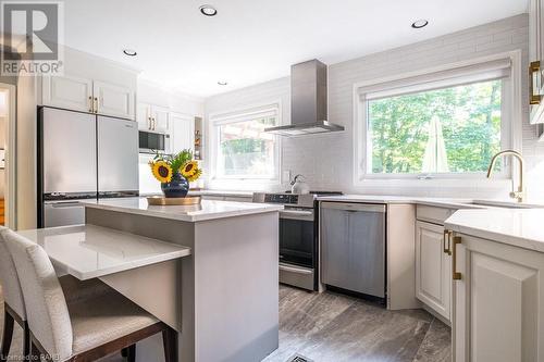 35 Terrace Drive, Dundas, ON - Indoor Photo Showing Kitchen With Stainless Steel Kitchen With Upgraded Kitchen