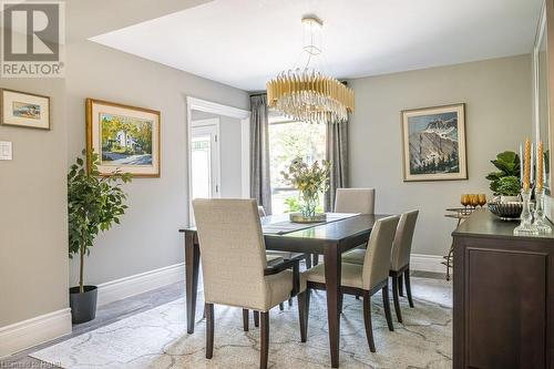 35 Terrace Drive, Dundas, ON - Indoor Photo Showing Dining Room