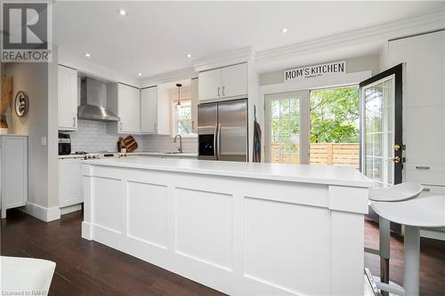 108 Main Street S, Waterdown, ON - Indoor Photo Showing Kitchen With Upgraded Kitchen