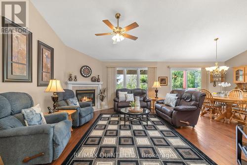 124 County Road 3, Prince Edward County (Ameliasburgh), ON - Indoor Photo Showing Living Room With Fireplace