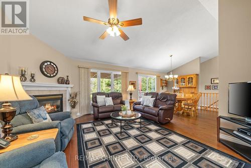 124 County Road 3, Prince Edward County (Ameliasburgh), ON - Indoor Photo Showing Living Room With Fireplace