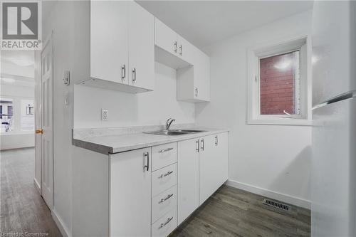 275 Dunsmure Road, Hamilton, ON - Indoor Photo Showing Kitchen With Double Sink