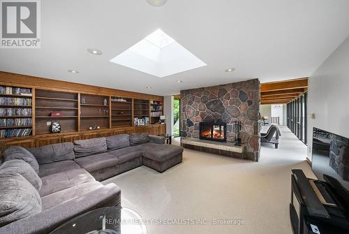 15139 Rockside Road, Caledon, ON - Indoor Photo Showing Living Room With Fireplace