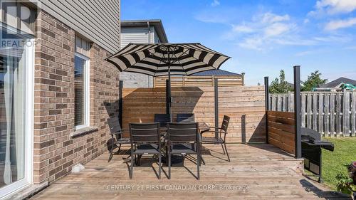 18 Leesboro Trail, Thames Centre (Thorndale), ON - Outdoor With Deck Patio Veranda With Exterior