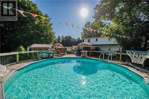 1930 West River Road, Cambridge, ON - Outdoor With In Ground Pool With Backyard