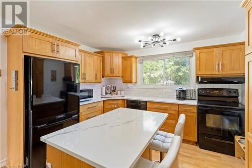 51 Caroga Court Unit# 3, Hamilton, ON - Indoor Photo Showing Kitchen With Double Sink