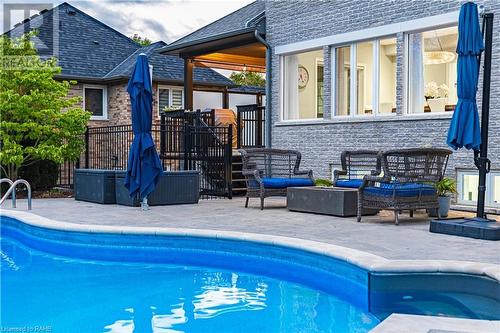 175 Oakhill Place, Hamilton, ON - Outdoor With In Ground Pool With Deck Patio Veranda