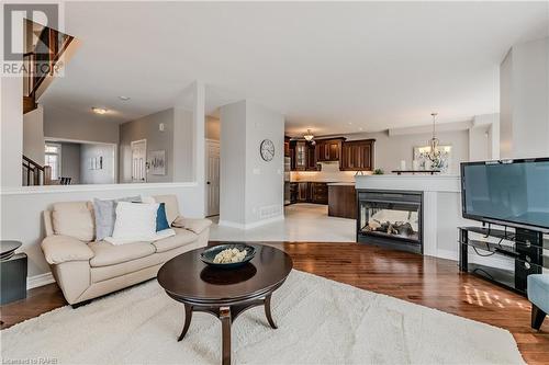 60 Springbreeze Heights, Hamilton, ON - Indoor Photo Showing Living Room With Fireplace